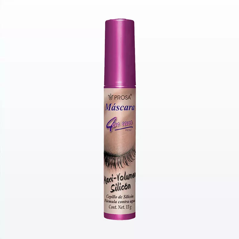 Prosa Mascara 4 en 1 Maxi Volumen de Silicon