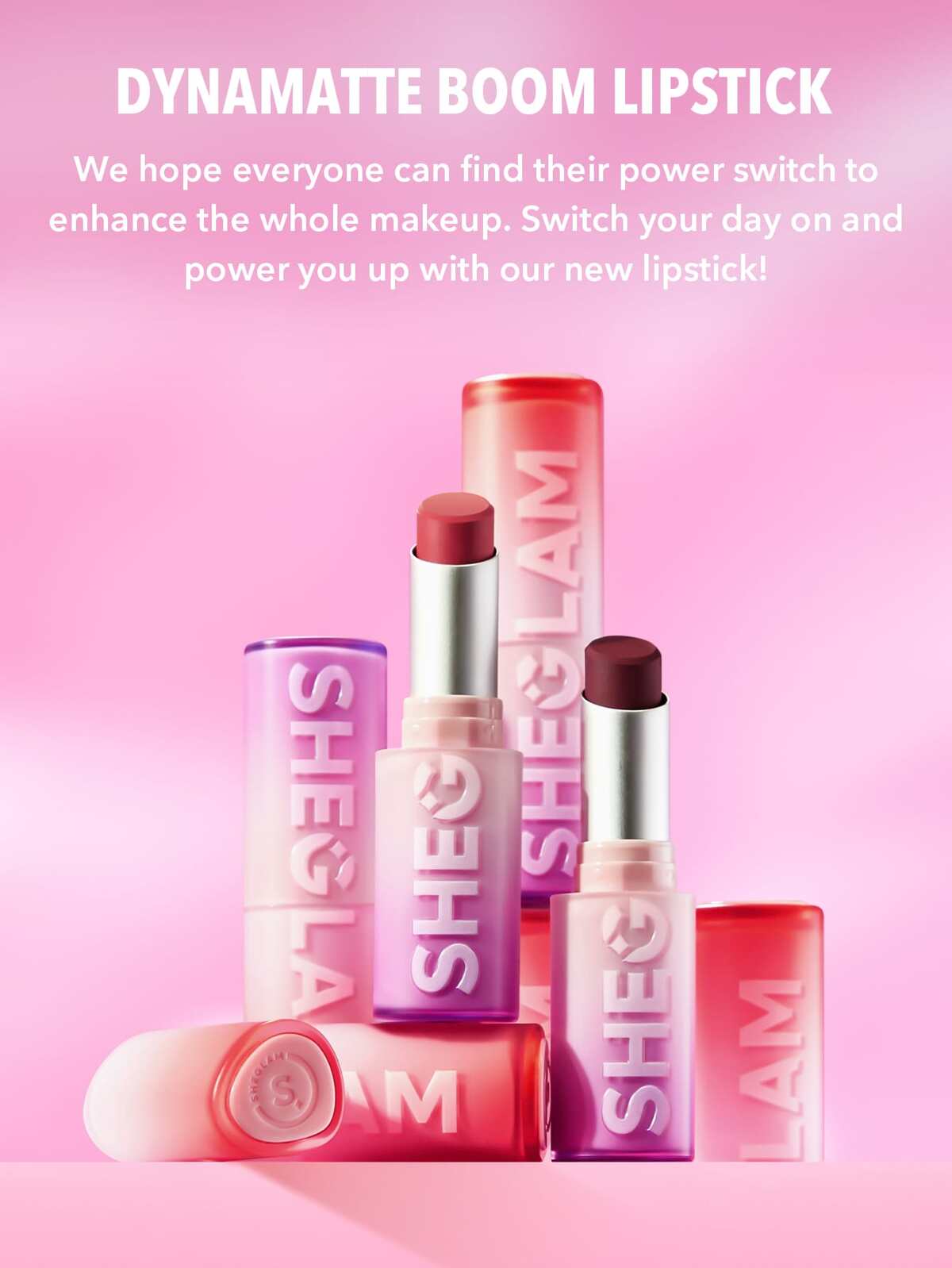 Dynamatte Boom Long-Lasting Matte Lipstick-Stronger Than Ever SHEGLAM