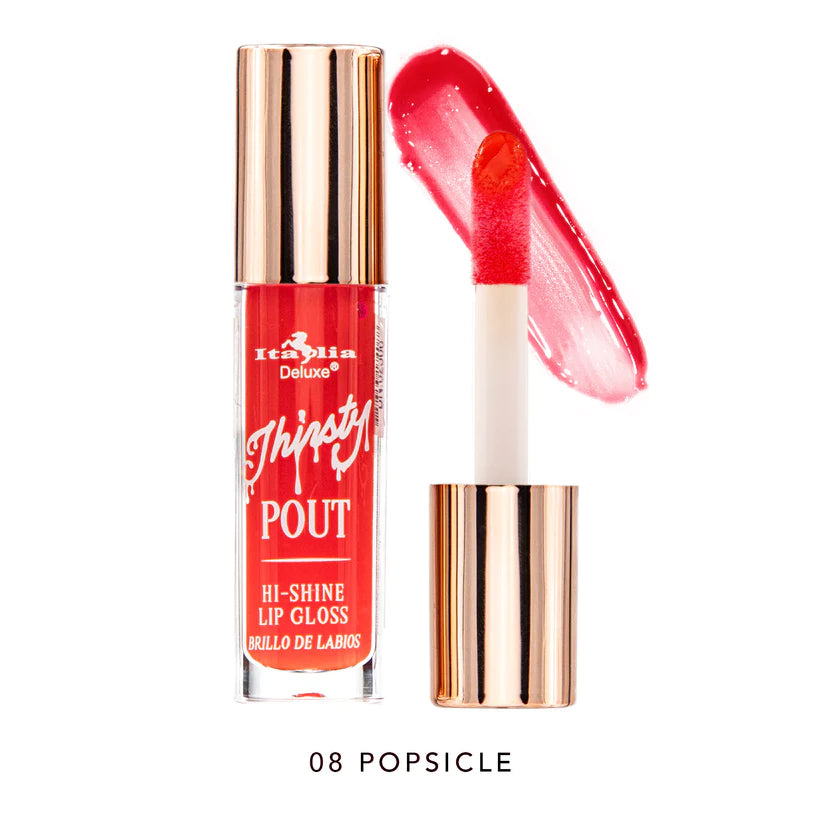 Italia Deluxe Thirsty Pout Hi-Shine Lip Gloss