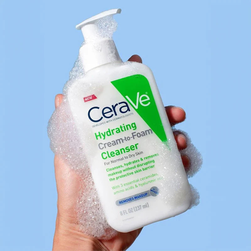 CERAVE Limpiador Hidratante De Crema a Espuma