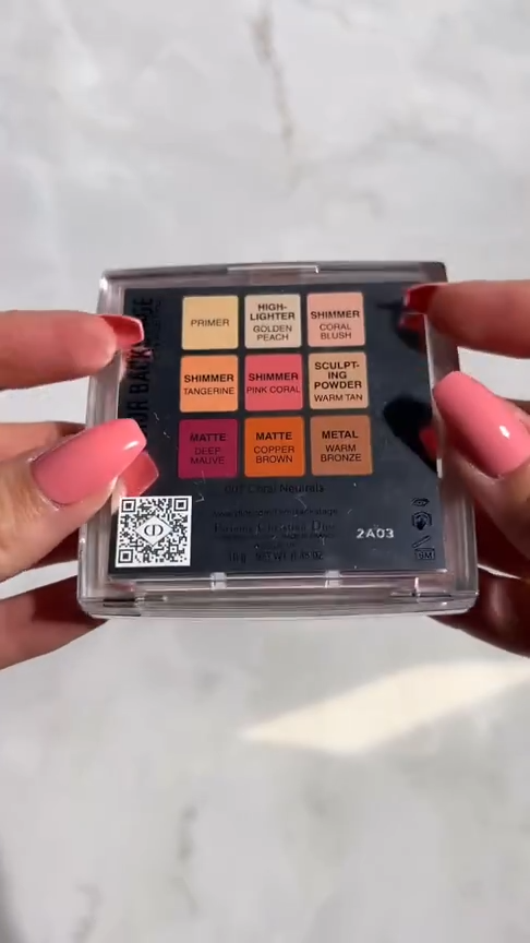 Dior Backstage Eye Palette 003 Warm Essentials