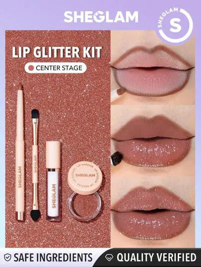 Lip Dazzler Glitter Kit Center Stage Sheglam
