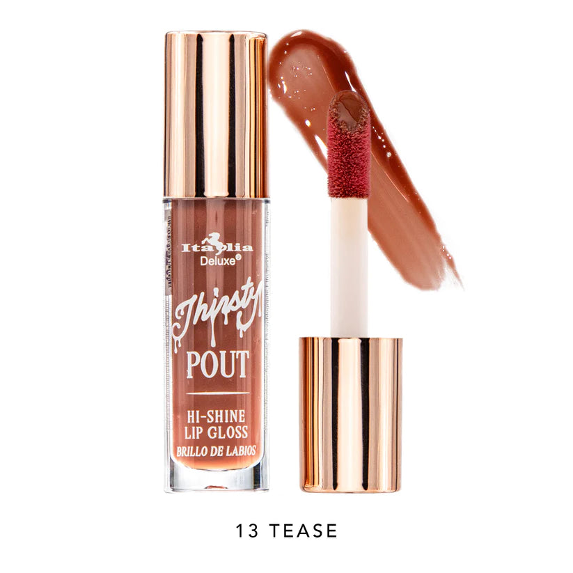 Italia Deluxe Thirsty Pout Hi-Shine Lip Gloss